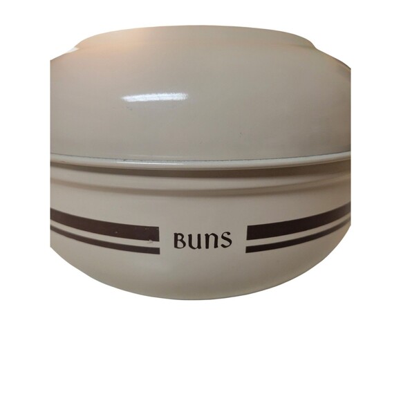 Vintage Mirro Bun Warmer Beige  Made in USA 2 Piece Set Pot Lid Retro Alum - Picture 2 of 10